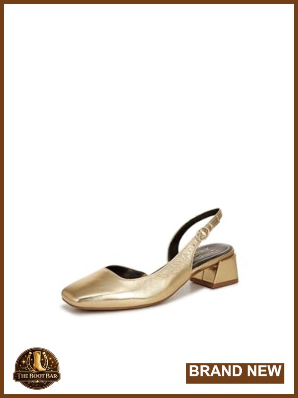 Naturalizer Jayla Block Heel Slingback Pump Leather D'Orsay Dress Shoe